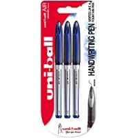 Uni-Ball UB-188-L Air - Pack de 3 bolígrafos- punta estilográfica- color azul